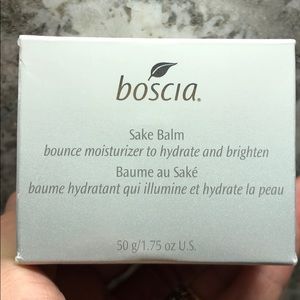 Boscia Sake Balm bounce moisturizer.